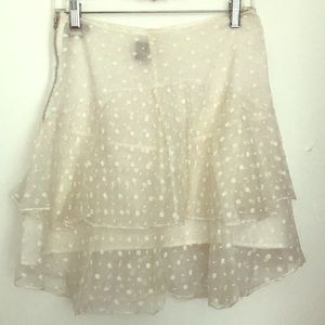 White embroidered skirt from Isabel marant